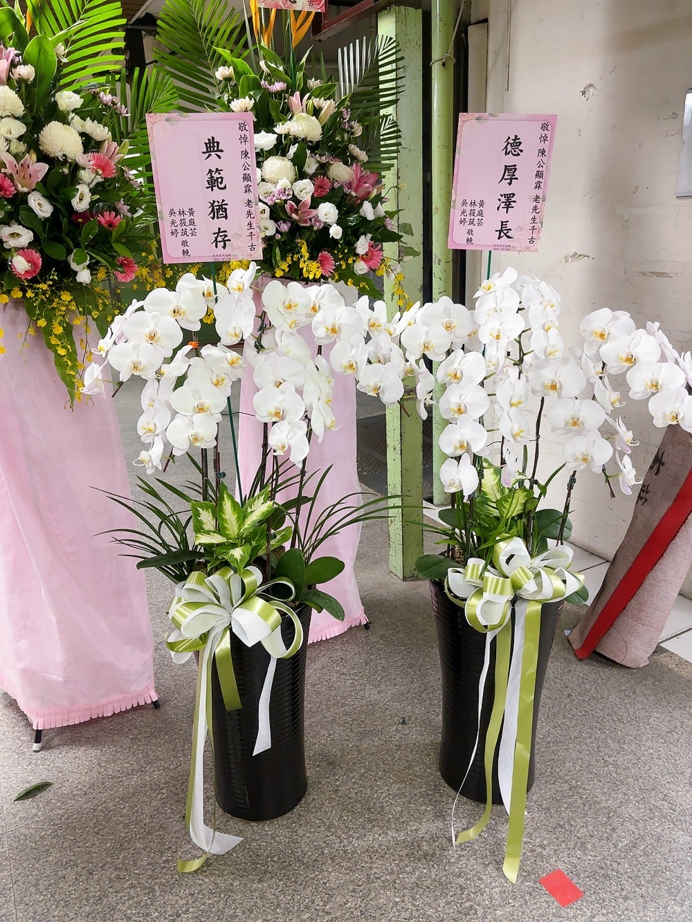 藝術追思.白色蘭花