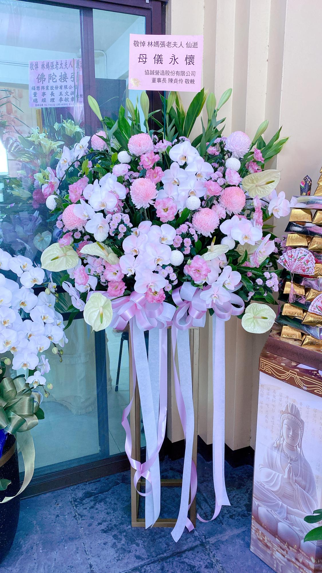 藝術羅馬柱花柱(單一支)